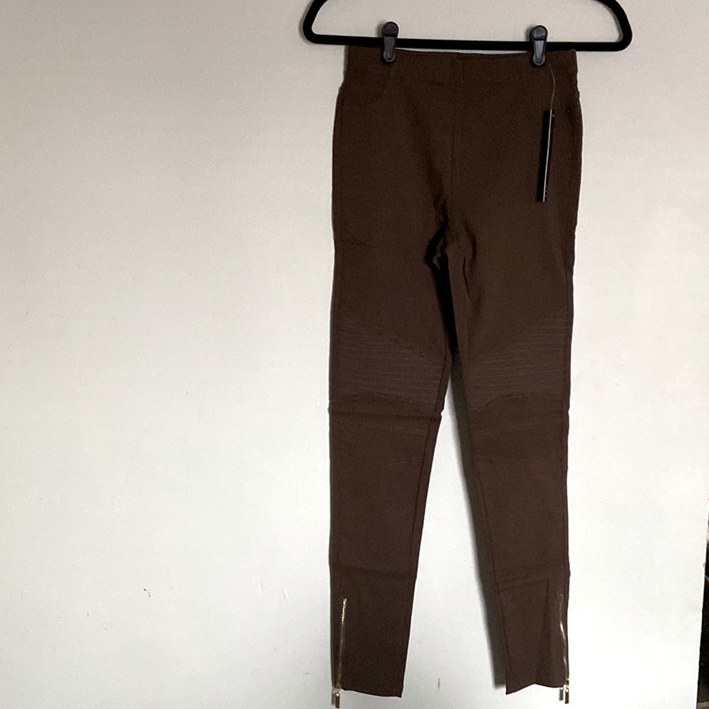 Moto biker jean leggings